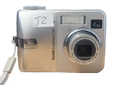 Kodak  EasyShare C330 4.0MP Digital Camera - Silver  (J2) - Image 1 of 4