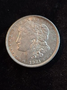 Silber Dollar 1921 D Morgan - Bild 1 von 5