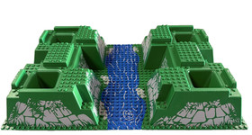 RARE LEGO Adventurers Baseplate 30271 Amazon Ancient Ruins 5986 Platform. 1999