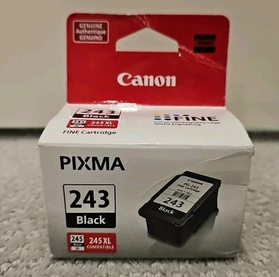 Canon Pixma 243 Black Ink Cartridge New  Sealed box - Image 1 of 4