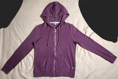 Victoria's Secret Sudadera con Capucha Cremallera Completa Alas de Ángel Granate Mujer Talla M Sudadera Foto 1 de 4