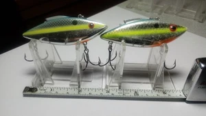 BILL LEWIS, LOTE DE 2 "RAT-L-TRAPS", AMBOS PATRÓN "SEXY CROME", AMBOS USADOS, JUSTO - Imagen 1 de 4