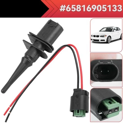 Outside Ambient Air Temperature Temp Sensor w/ Wire Pigtail for BMW  65812962955 - Imagem 1 de 4
