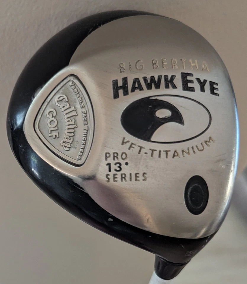Callaway Big Bertha Hawkeye Pro 13° VFT Titanium RH  43.5" Tour Stiff Shaft Club - Image 1 of 4