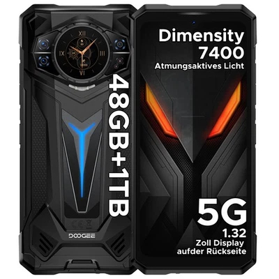 DOOGEE S200ULTRA 5G Outdoor Handy 48GB+1TB Ohne Vertrag Android 15 Smartphone DE - Bild 1 von 4
