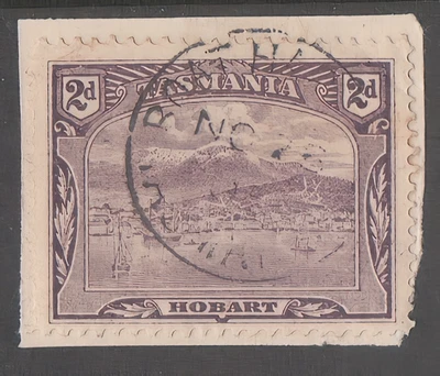 TASMANIA 2d PICTORIAL - AVALIADO S+ '' PORTO DE BARCO '' On / Off PAPEL - Imagem 1 de 2