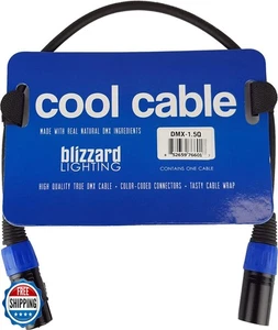 Blizzard Lighting DMX1.5Q 1.5 Foot 3-Pin DMX Cable - Picture 1 of 4