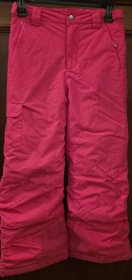 Брюки для девочек Columbia средние 10-12 переросшие изолированные 60 г/см розовые - Изображение 1 из 4