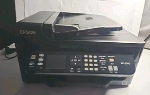 Epson WF-2540 All-in-One Inkjet Printer Scanner Fax FOR PARTS OR NOT WORKING  - Picture 1 of 17