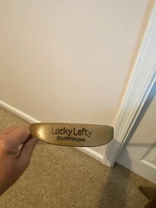 Lucky Lefty 8802 Style putter mancino Walter Hagen lama flangia 36" - Foto 1 di 8