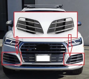  front bumper side grille bezel insert trim 2 pc set fits 2018 - 2020  SQ5 Sline - Bild 1 von 10