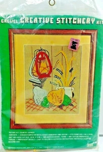 Vogart VINTAGE '75 Kit ricamo SIGILLATO cucitura creativa ANGOLO DI CAMPAGNA 8x10 - Foto 1 di 6