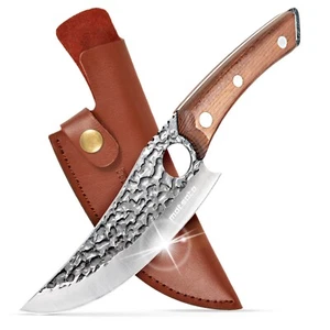 Matsato Kochmesser, Japanisches Küchenmesser Set mit Premium Lederscheide - Bild 1 von 13