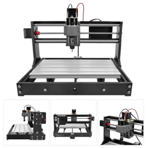 3 Axis Desktop CNC Router Kit Wood PCB Milling Carving Engraving Machine 9000rpm - Picture 1 of 6