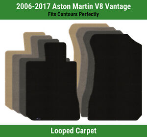 Lloyd Classic Loop Front Row Carpet Mats for 2006-2017 Aston Martin V8 Vantage 