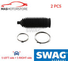 Bellows Steering Rack Boot Pair Set Front Swag 60 92 9525 2Pcs G New