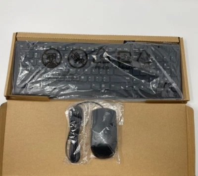 NEW Lenovo Calliope Wired USB Keyboard + Optical USB Mouse - Image 1 of 4