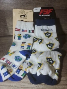 2 PAIR Socks Size Child 8-13 - Picture 1 of 4