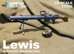 1/6 Scale Dragon WWI WWII British Lewis Automatic Machine Gun 77055 - Picture 1 of 4