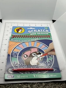 Buc-ee's Beaver Scratch Fantastic! Activity Book Dazzling Doodles and Designs! - Picture 1 of 2