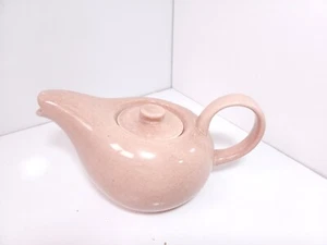 Russel Wright Steubenville Coral Pink Tea Pot - Picture 1 of 10