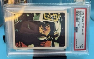 Vintage Star Wars PSA 5 BIGGS DARKLIGHTER 1977 Panini Italy Sticker #204 ⚫️🟠⚪️ - Picture 1 of 1