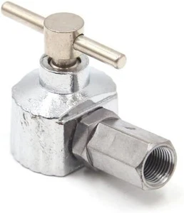 Silver Tone Adjustable Button Head Grease Zerk Nipple Fitting Coupler for Car - Bild 1 von 2
