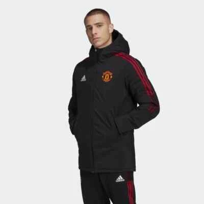ADIDAS MANCHESTER UNITED TEAMGEIST MENS PADDED JACKET HG1249 - Image 1 of 4