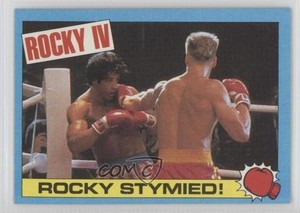 1985 Topps Rocky IV Rocky Balboa Ivan Drago Rocky Stymied! #48 6x9