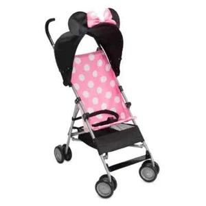 Disney Baby Comfort Height Lightweight Minnie Folding Umbrella Stroller w/Basket - Picture 1 of 7
