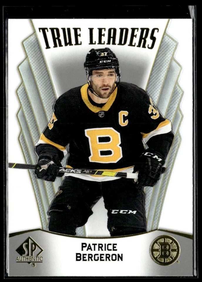 2021-22 Sp Authentic True leaders Patrice Bergeron #TL-22 H7R2H - Image 1 of 2