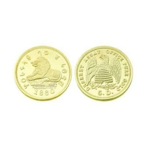 M11 $5,00 1860 moneta d'oro mormone un momento nel tempo LDS CTR - Foto 1 di 9
