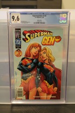 Superman / Gen 13 #2 Newsstand Variant CGC 9.6 Graded Campbell -THIS IS A GHOST!