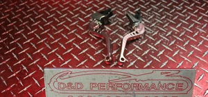 05 - 08 ZZR 600 ZZR600 00 - 02 ZX6R BILLET LEFT & RIGHT LEVERS HAS RASH ZZR16 - Picture 1 of 12