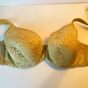 Cacique Bra Womens 40DD Nude Lace Full Coverage Underwire Bra Plus Support - Picture 1 of 9