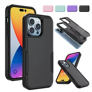 Für iPhone 16 15 14 Pro Max Plus Handyhülle Stoßfest Hart Panzer Cover Schale - Bild 1 von 36