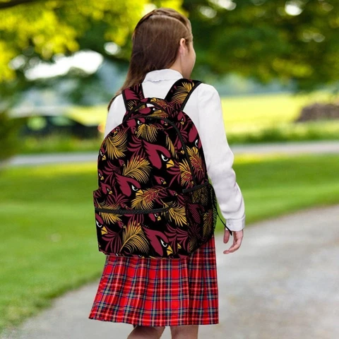 Arizona Cardinals Children's Backpack High-quality Oxford Cloth Travel Bags Cover