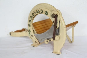 DEKORATIVER ALTER BROTSCHNEIDER VON RAADVAD, DÄNEMARK, BROTMASCHINE #11970 - Bild 1 von 4