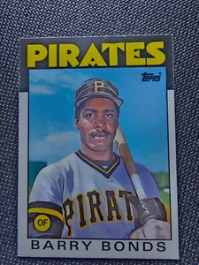 1986 Topps Traded - Barry Bonds Pittsburgh Pirate MLB Rookie Card RC  #11T - Picture 1 of 2