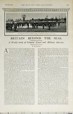 1902 PRINT 14th JUNE ARTICLE NAVIES & ARMIES WEEKLY UPDATE SOUTH AFRICAN MEDALS