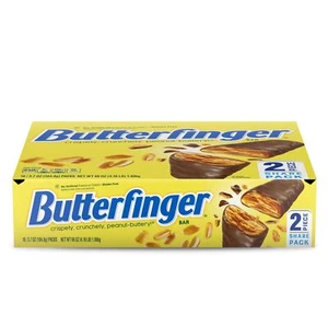 Butterfinger Share Size Candy Bars 3.7 Ounce Pack of 18 Individually Wrapped - Picture 1 of 9