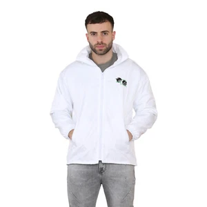 CHAQUETA BOLICHE UNISEX IMPERMEABLE FORRADA DE LANA DESMONTABLE CAPUCHA BOLSILLO CON CREMALLERA - Imagen 1 de 6