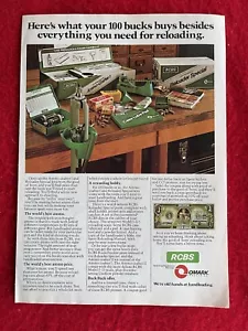 Pubblicità Stampa Vintage 1979 RCBS Ricarica Attrezzatura Ecco Cosa Compra 100€ Pubblicità - Foto 1 di 7