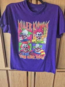 Spirit Halloween Killer Klowns From Outer Space Purple Shirt men’s size Large - Picture 1 of 7