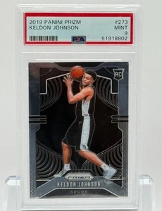 2019 Panini Prizm #273 โ Keldon Johnson Rookie Card (RC) โ PSA 9 Mint ๐๐ฅ - Picture 1 of 2