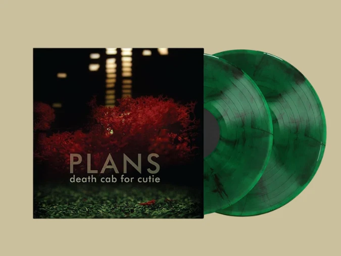 DEATH CAB FOR CUTIE Plans SEALED 2LP 2025 20th Tour Exclusive Green Marble Vinyl - Image 1 of 1