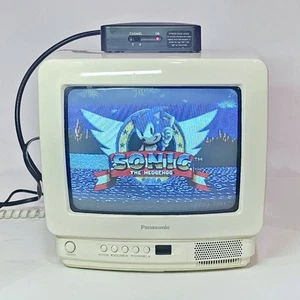 Panasonic CT-9R11A Color TV, RF Modulador Montaje Giratorio Retro Gaming Monitor 9" - Imagen 1 de 14