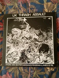 VARIOUS- UK THRASH ASSAULT - 1989 ISSUE - VG+ - Picture 1 of 4