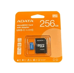 ADATA 256GB Premier microSDXC / SDHC UHS-I Class 10 Memory Card Memory Card - Picture 1 of 7