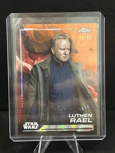 2024 Topps Cromo Star Wars Aurebesh Luthen Rael/10 - Imagen 1 de 12